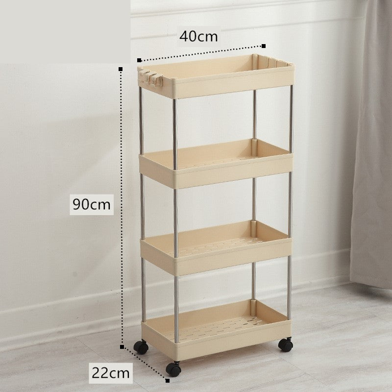 Crevice storage rack floor-standing slit rack