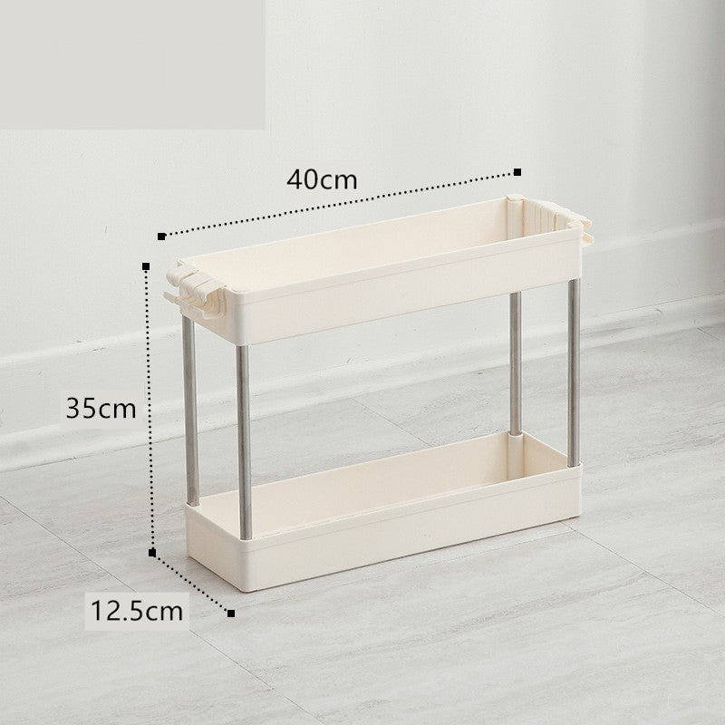 Crevice storage rack floor-standing slit rack