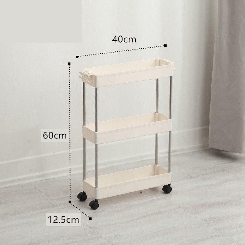 Crevice storage rack floor-standing slit rack