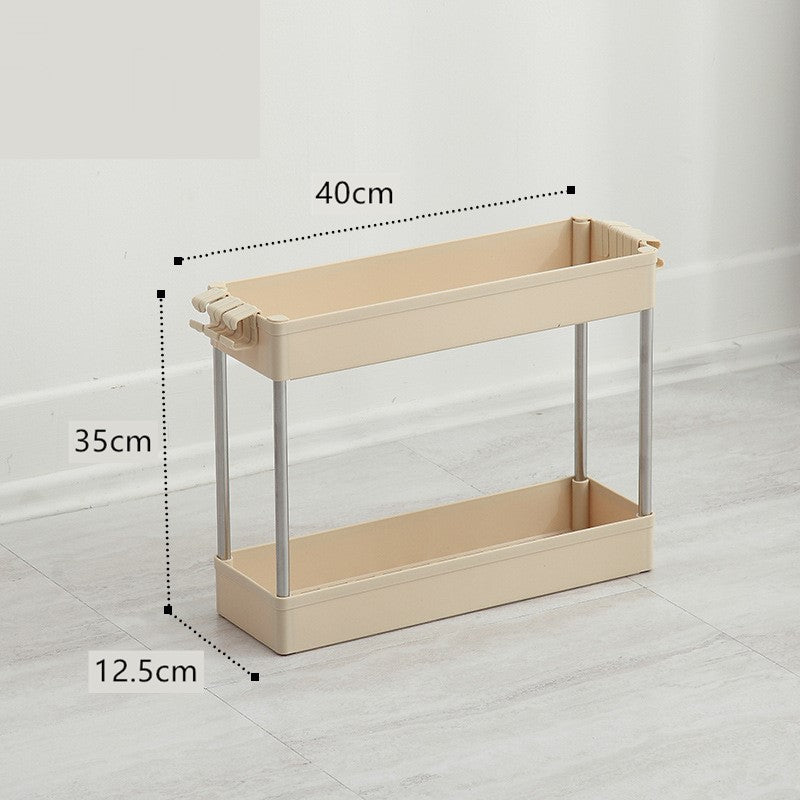 Crevice storage rack floor-standing slit rack