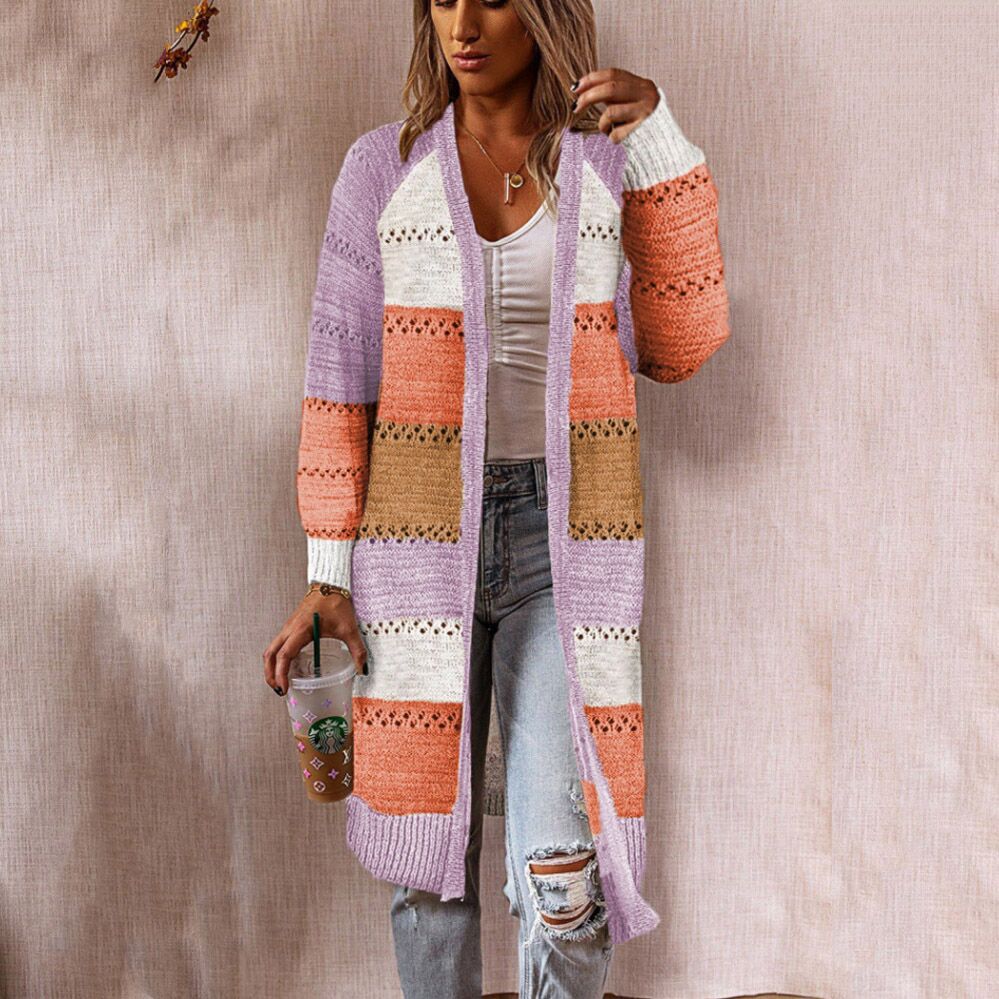 Women's Fashion Long Sleeve Cardigan Sweater