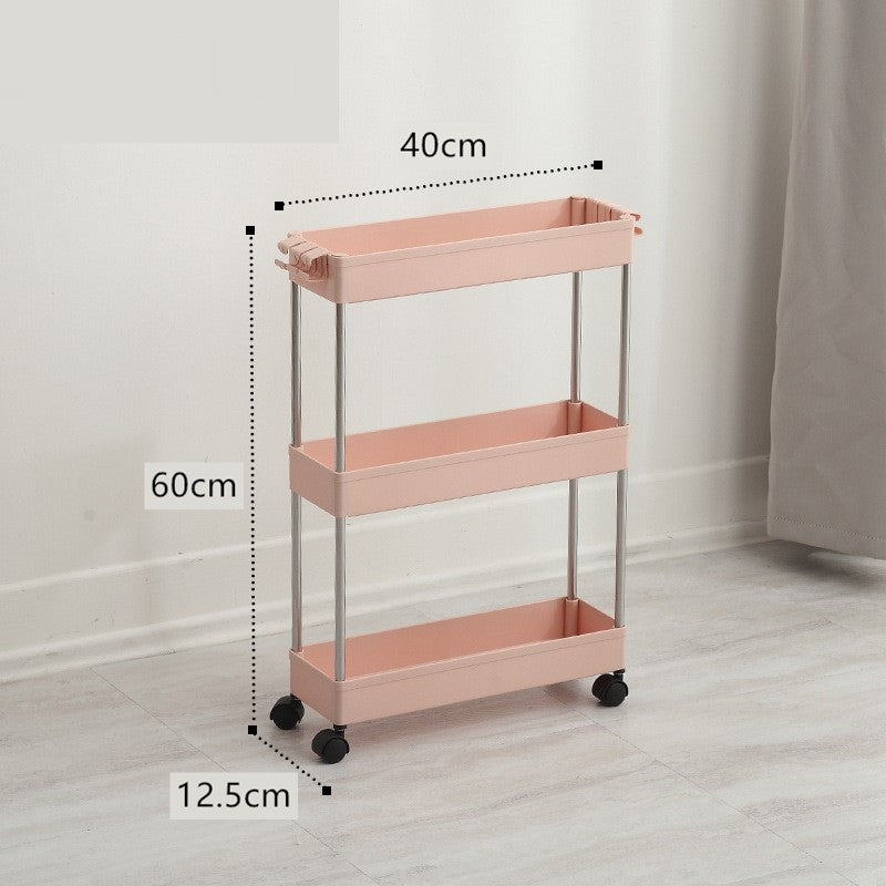 Crevice storage rack floor-standing slit rack