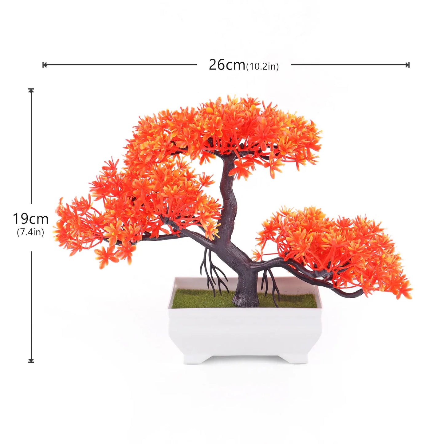 Artificial Plant Tree Window Sill Office Table Desktop Decoration Plastic Garden Fake Plant Potted Home Decor Potted Ornaments