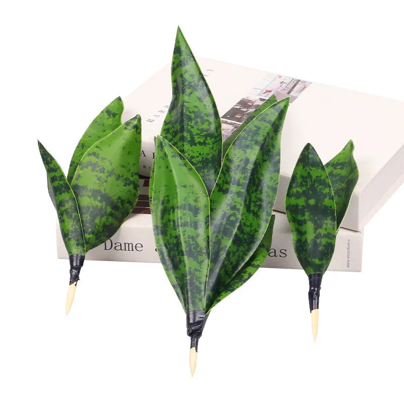 66cm Artificial Realistic Succulent Plants Indoor Tiger Fur Potted Tropical Fake Long Leaf Bonsai Office Hotel Balcony Home Deco