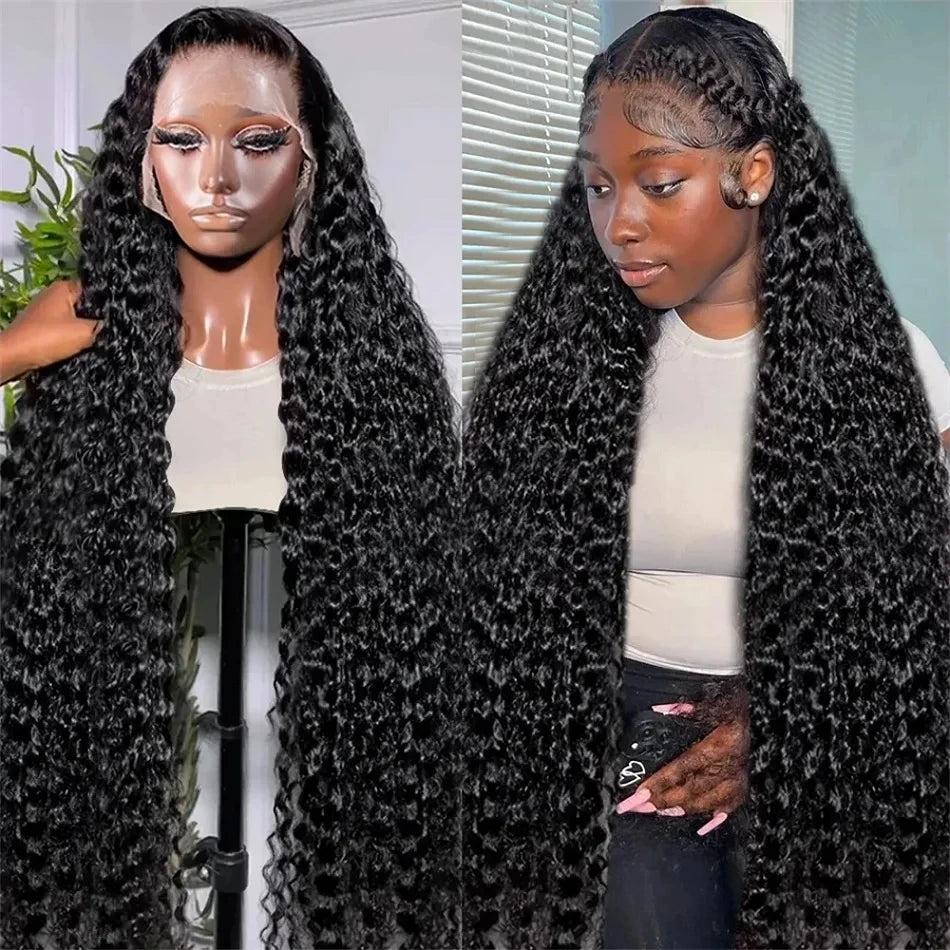 Water Wave Lace Front Wig Brazilian Hd Lace Wig 13x6 Human Hair Deep Wave Frontal Wigs For Women 13x4 Lace Frontal Closure Wig