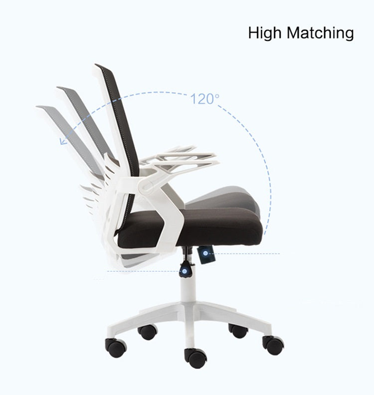 Office Seating Mesh Chair Lifting Rotating Computer Chair Household Bow Conference Ergonomic Chair